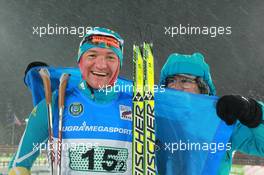 06.03.2011, Khanty-Mansiysk, Russia (RUS): The winning team from the ukraine - IBU world championships biathlon, Coaches and Servicemen Race, Khanty-Mansiysk (RUS). www.xpb.cc. © Manzoni/xpb.cc. Every downloaded picture is fee-liable.