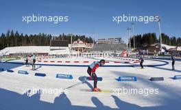 04.03.2011, Khanty-Mansiysk, Russia (RUS): Tarjei Boe (NOR), Fischer, Rottefella, Swix, ODLO during training - IBU world championships biathlon, training, Khanty-Mansiysk (RUS). www.xpb.cc. Â© Miko/xpb.cc. Every downloaded picture is fee-liable.