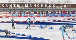 04.03.2011, Khanty-Mansiysk, Russia (RUS): Biathlon Feature: Athletes during training - IBU world championships biathlon, training, Khanty-Mansiysk (RUS). www.xpb.cc. Â© Miko/xpb.cc. Every downloaded picture is fee-liable.