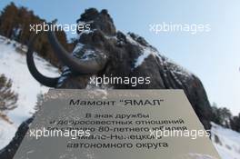07.03.2011, Khanty-Mansiysk, Russia (RUS): Iron Mammuts - IBU world championships biathlon, sightseeing tour with the Swiss Team at the archeologic parc, Khanty-Mansiysk (RUS). www.xpb.cc. © Manzoni/xpb.cc. Every downloaded picture is fee-liable.