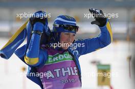 02.03.2011, Khanty-Mansiysk, Russia (RUS): Helena Ekholm (SWE), Fischer, Rottefella, Leki, adidas - IBU world championships biathlon, training, Khanty-Mansiysk (RUS). www.xpb.cc. © Manzoni/xpb.cc. Every downloaded picture is fee-liable.