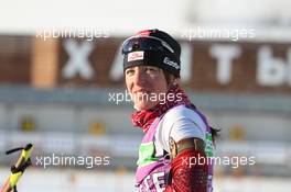 02.03.2011, Khanty-Mansiysk, Russia (RUS): Iris Waldhuber (AUT), Fischer, Rottefella, Leki - IBU world championships biathlon, training, Khanty-Mansiysk (RUS). www.xpb.cc. © Manzoni/xpb.cc. Every downloaded picture is fee-liable.