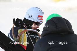 02.03.2011, Khanty-Mansiysk, Russia (RUS): Andrea Henkel (GER), Fischer, Rottefella, Exel, adidas, Toko - IBU world championships biathlon, training, Khanty-Mansiysk (RUS). www.xpb.cc. © Manzoni/xpb.cc. Every downloaded picture is fee-liable.