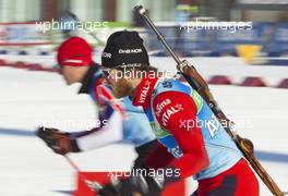 04.03.2011, Khanty-Mansiysk, Russia (RUS): Alexander Os (NOR), Fischer, Rottefella, Swix, Odlo - IBU world championships biathlon, training, Khanty-Mansiysk (RUS). www.xpb.cc. Â© Miko/xpb.cc. Every downloaded picture is fee-liable.