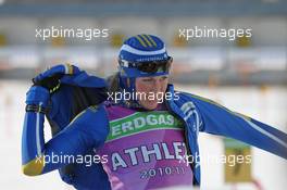 02.03.2011, Khanty-Mansiysk, Russia (RUS): Helena Ekholm (SWE), Fischer, Rottefella, Leki, adidas - IBU world championships biathlon, training, Khanty-Mansiysk (RUS). www.xpb.cc. © Manzoni/xpb.cc. Every downloaded picture is fee-liable.