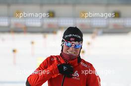 02.03.2011, Khanty-Mansiysk, Russia (RUS): Tora Berger (NOR), Fischer, Rottefella, Odlo - IBU world championships biathlon, training, Khanty-Mansiysk (RUS). www.xpb.cc. © Manzoni/xpb.cc. Every downloaded picture is fee-liable.