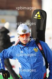 02.03.2011, Khanty-Mansiysk, Russia (RUS): Evgeny Ustyugov (RUS), Fischer, Rottefella, Swix, adidas - IBU world championships biathlon, training, Khanty-Mansiysk (RUS). www.xpb.cc. © Manzoni/xpb.cc. Every downloaded picture is fee-liable.