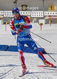 04.03.2011, Khanty-Mansiysk, Russia (RUS): Maxim Maksimov (RUS), Madshus, Rottefella, Swix, adidas - IBU world championships biathlon, training, Khanty-Mansiysk (RUS). www.xpb.cc. Â© Miko/xpb.cc. Every downloaded picture is fee-liable.