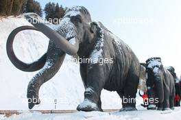 07.03.2011, Khanty-Mansiysk, Russia (RUS): Iron Mammuts - IBU world championships biathlon, sightseeing tour with the Swiss Team at the archeologic parc, Khanty-Mansiysk (RUS). www.xpb.cc. © Manzoni/xpb.cc. Every downloaded picture is fee-liable.