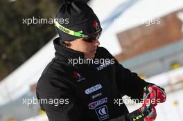 02.03.2011, Khanty-Mansiysk, Russia (RUS): Nathan Smith (CAN), Fischer, Rottefella, Alpina, Leki - IBU world championships biathlon, training, Khanty-Mansiysk (RUS). www.xpb.cc. © Manzoni/xpb.cc. Every downloaded picture is fee-liable.