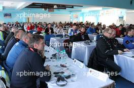 01.03.2011, Khanty-Mansiysk, Russia (RUS): Baithlon Feature: The team captains meeting - IBU world championships biathlon, training, Khanty-Mansiysk (RUS). www.xpb.cc. © Manzoni/xpb.cc. Every downloaded picture is fee-liable.