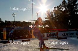 02.03.2011, Khanty-Mansiysk, Russia (RUS): Svetlana Sleptsova (RUS), Fischer, Rottefella, Alpina, Swix, adidas - IBU world championships biathlon, training, Khanty-Mansiysk (RUS). www.xpb.cc. © Manzoni/xpb.cc. Every downloaded picture is fee-liable.