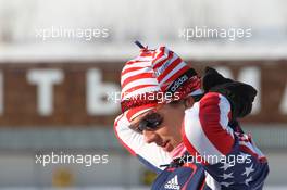 02.03.2011, Khanty-Mansiysk, Russia (RUS): Sara Studebaker (USA), Rossignol, Rottefella, Exel, adidas  - IBU world championships biathlon, training, Khanty-Mansiysk (RUS). www.xpb.cc. © Manzoni/xpb.cc. Every downloaded picture is fee-liable.