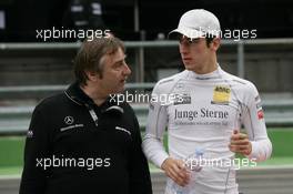 18.06.2011 Klettwitz, Germany,  Christian Vietoris (GER) Persson Motorsport, AMG Mercedes C-Klasse with his engineer