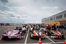 18.06.2011 Klettwitz, Germany,  KTM X-Bow battle