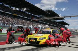 19.06.2011 Klettwitz, Germany,  Pistopp, Tom Kristensen (DEN), Audi Sport Team Abt Sportsline, Audi A4 DTM