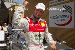 19.06.2011 Klettwitz, Germany,  Parc ferme: race winner Martin Tomczyk (GER), Audi Sport Team Phoenix celebrates