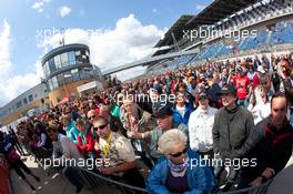 19.06.2011 Klettwitz, Germany,  Fans at the pre-race show