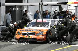 02.07.2011 Nürnberg, Germany,  Pistopp Ralf Schumacher (GER), Team HWA AMG Mercedes, AMG Mercedes C-Klasse