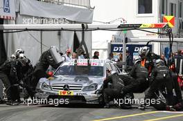 02.07.2011 Nürnberg, Germany,  Pistopp Jamie Green (GBR), Team HWA, AMG Mercedes C-Klasse