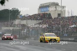 03.07.2011 Nürnberg, Germany,  Mike Rockenfeller (GER), Audi Sport Team Abt, Audi A4 DTM and Oliver Jarvis (GBR), Audi Sport Team Abt, Audi A4 DTM