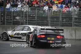 03.07.2011 Nürnberg, Germany,  Jamie Green (GBR), Team HWA, AMG Mercedes C-Klasse and Mattias Ekstroem (SWE), Audi Sport Team Abt, Audi A4 DTM