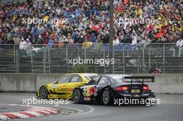03.07.2011 Nürnberg, Germany,  David Coulthard (GBR), Muecke Motorsport, AMG Mercedes C-Klasse and Miguel Molina (ESP), Audi Sport Team Abt Junior, Audi A4 DTM