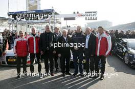 23.10.2011 Hockenheim, Germany, &#xD;ITR, Juergen Pippig (GER) Audi Sport, Dr. Wolfgang Ullrich (GER), Audi's Head of Sport, Walter Mertes (GER), Norbert Haug (GER), Sporting Director Mercedes-Benz, Hans Werner Aufrecht (GER), Team Chef HWA, ITR President, Jens Marquardt (GER) BMW Motorsport Director, Dr. Thomas Betzler (GER), ITR Chairman, Hans-Jurgen Abt (GER), Teamchef Abt-Audi,  - DTM Championship 2011, Round 10, Hockenheim, Sunday