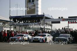 23.10.2011 Hockenheim, Germany, &#xD;New Cars 2012, Audi A5 DTM, BMW M3 DTM, Mercedes C-Class Coupe DTM - DTM Championship 2011, Round 10, Hockenheim, Sunday Race