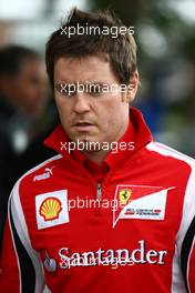 25.03.2011 Melbourne, Australia,  Rob Smedly, (GBR), Scuderia Ferrari, Chief Engineer of Felipe Massa (BRA) - Formula 1 World Championship, Rd 01, Australian Grand Prix, Friday