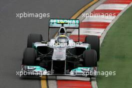 25.03.2011 Melbourne, Australia,  Nico Rosberg (GER), Mercedes GP  - Formula 1 World Championship, Rd 01, Australian Grand Prix, Friday Practice