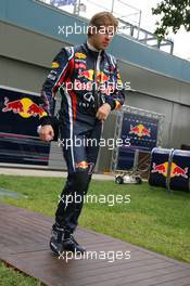25.03.2011 Melbourne, Australia,  Sebastian Vettel (GER), Red Bull Racing - Formula 1 World Championship, Rd 01, Australian Grand Prix, Friday Practice