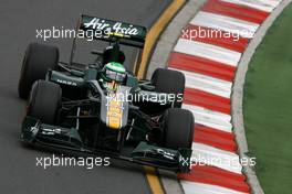 25.03.2011 Melbourne, Australia,  Heikki Kovalainen (FIN), Team Lotus  - Formula 1 World Championship, Rd 01, Australian Grand Prix, Friday Practice