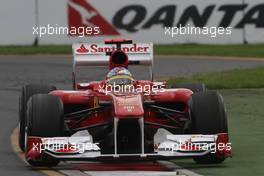 25.03.2011 Melbourne, Australia,  Fernando Alonso (ESP), Scuderia Ferrari  - Formula 1 World Championship, Rd 01, Australian Grand Prix, Friday Practice