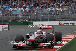 25.03.2011 Melbourne, Australia,  Jenson Button (GBR), McLaren Mercedes  - Formula 1 World Championship, Rd 01, Australian Grand Prix, Friday Practice