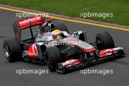 25.03.2011 Melbourne, Australia,  Lewis Hamilton (GBR), McLaren Mercedes  - Formula 1 World Championship, Rd 01, Australian Grand Prix, Friday Practice