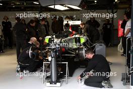25.03.2011 Melbourne, Australia,  Hispania Racing F1 Team, HRT  - Formula 1 World Championship, Rd 01, Australian Grand Prix, Friday Practice