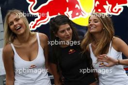 25.03.2011 Melbourne, Australia,  Red Bull Racing girls - Formula 1 World Championship, Rd 01, Australian Grand Prix, Friday