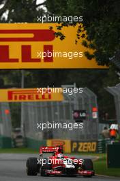 25.03.2011 Melbourne, Australia, Timo Glock (GER), Marussia Virgin Racing - Formula 1 World Championship, Rd 01, Australian Grand Prix, Friday Practice