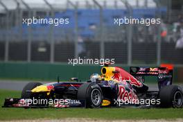 25.03.2011 Melbourne, Australia,  Sebastian Vettel (GER), Red Bull Racing  - Formula 1 World Championship, Rd 01, Australian Grand Prix, Friday Practice