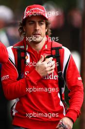 25.03.2011 Melbourne, Australia, Fernando Alonso (ESP), Scuderia Ferrari - Formula 1 World Championship, Rd 01, Australian Grand Prix, Friday