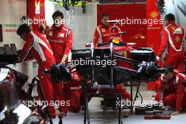 25.03.2011 Melbourne, Australia,  Scuderia Ferrari  - Formula 1 World Championship, Rd 01, Australian Grand Prix, Friday