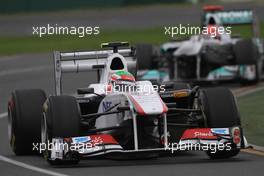 25.03.2011 Melbourne, Australia,  Sergio Perez (MEX), Sauber F1 Team  - Formula 1 World Championship, Rd 01, Australian Grand Prix, Friday Practice