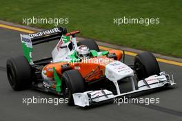25.03.2011 Melbourne, Australia,  Adrian Sutil (GER), Force India  - Formula 1 World Championship, Rd 01, Australian Grand Prix, Friday Practice