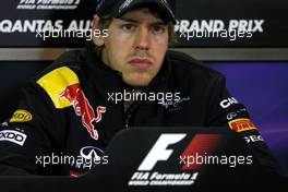 25.03.2011 Melbourne, Australia,  Sebastian Vettel (GER), Red Bull Racing  - Formula 1 World Championship, Rd 01, Australian Grand Prix, Friday