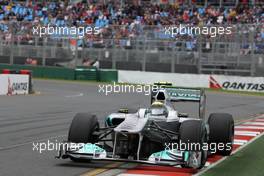 25.03.2011 Melbourne, Australia,  Nico Rosberg (GER), Mercedes GP  - Formula 1 World Championship, Rd 01, Australian Grand Prix, Friday Practice