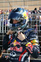 27.03.2011 Melbourne, Australia,  Sebastian Vettel (GER), Red Bull Racing - Formula 1 World Championship, Rd 01, Australian Grand Prix, Sunday Pre-Race Grid