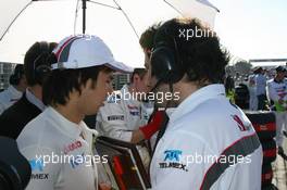 27.03.2011 Melbourne, Australia,  Sergio Pérez (MEX), Sauber F1 Team - Formula 1 World Championship, Rd 01, Australian Grand Prix, Sunday Pre-Race Grid