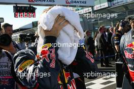 27.03.2011 Melbourne, Australia,  Sebastian Vettel (GER), Red Bull Racing - Formula 1 World Championship, Rd 01, Australian Grand Prix, Sunday Pre-Race Grid