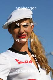 27.03.2011 Melbourne, Australia,  Grid girl - Formula 1 World Championship, Rd 01, Australian Grand Prix, Sunday Grid Girl